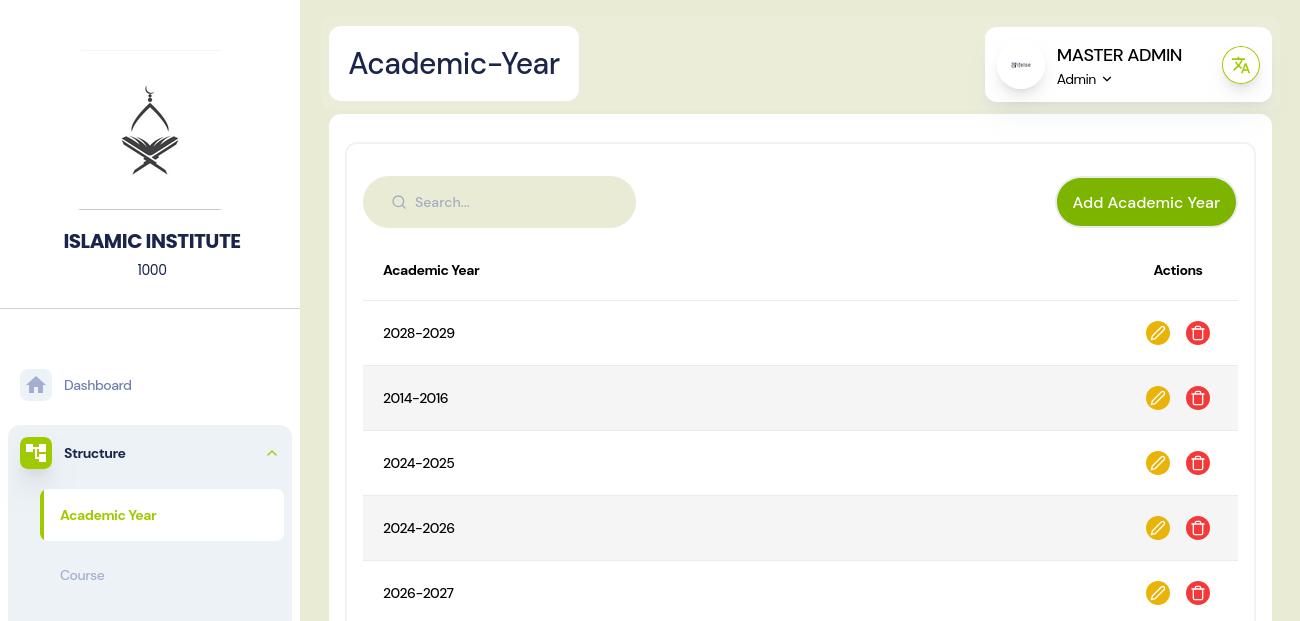 Academic Year