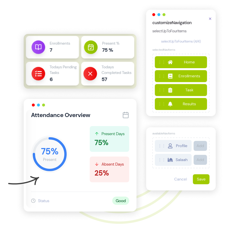 Parent Panel Screenshot
