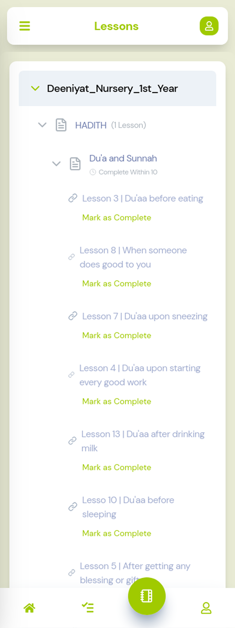 Lessons