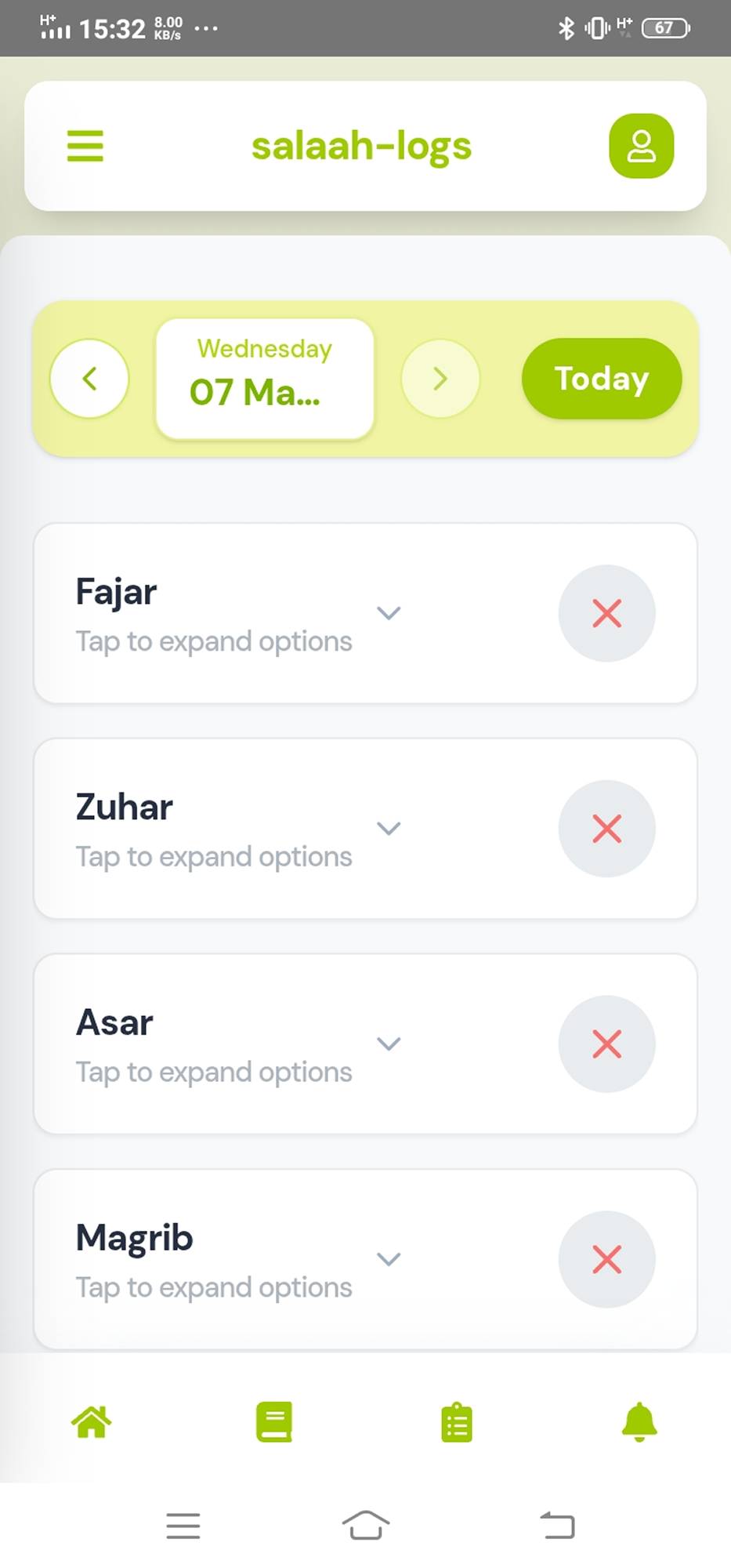 salaah-logs